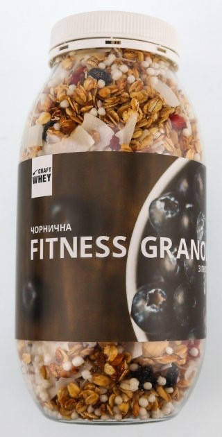 

Гранола CRAFT WHEY Fitness Granola Черничная с протеином 450 г