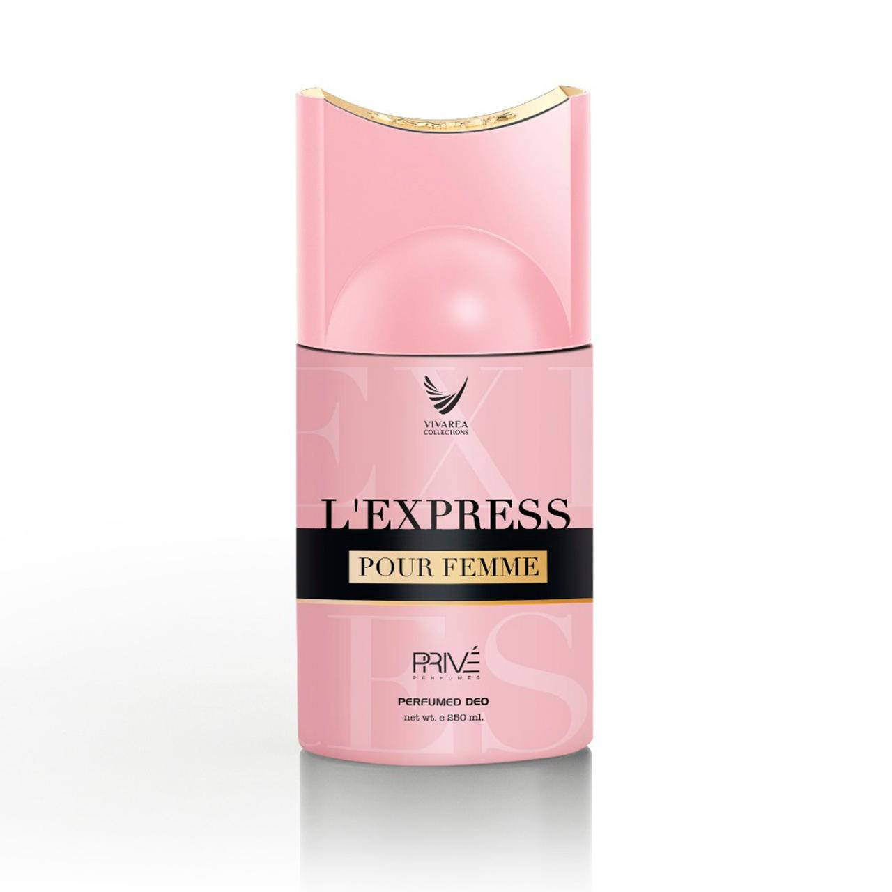 

L' Express Prive Parfums, парфюмированный дезодорант женский, 250 мл