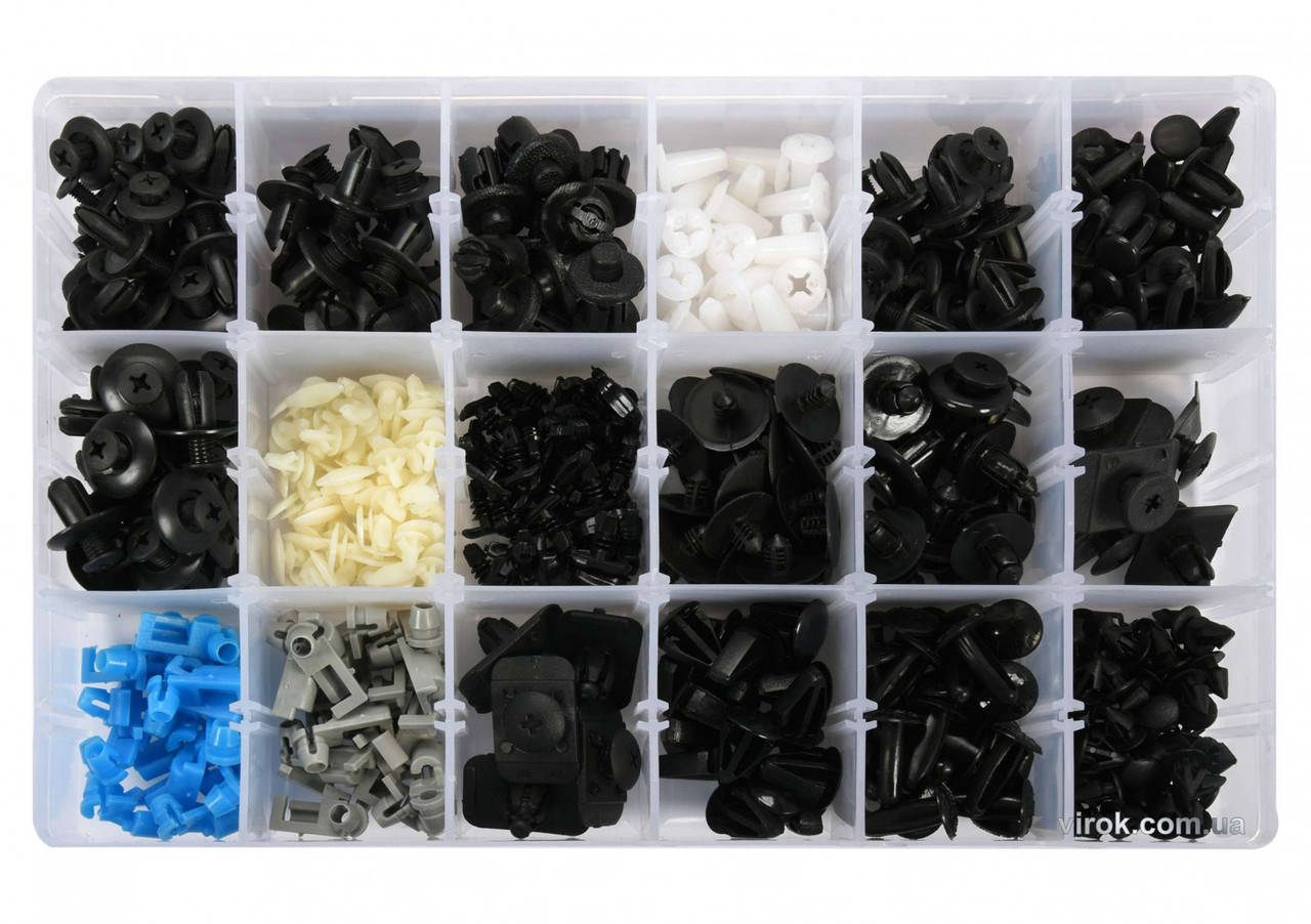 

Шпинки для автосалоної обшивки MAZDA YATO, різні, 18 типорозмірів, 475 шт. YT-06658