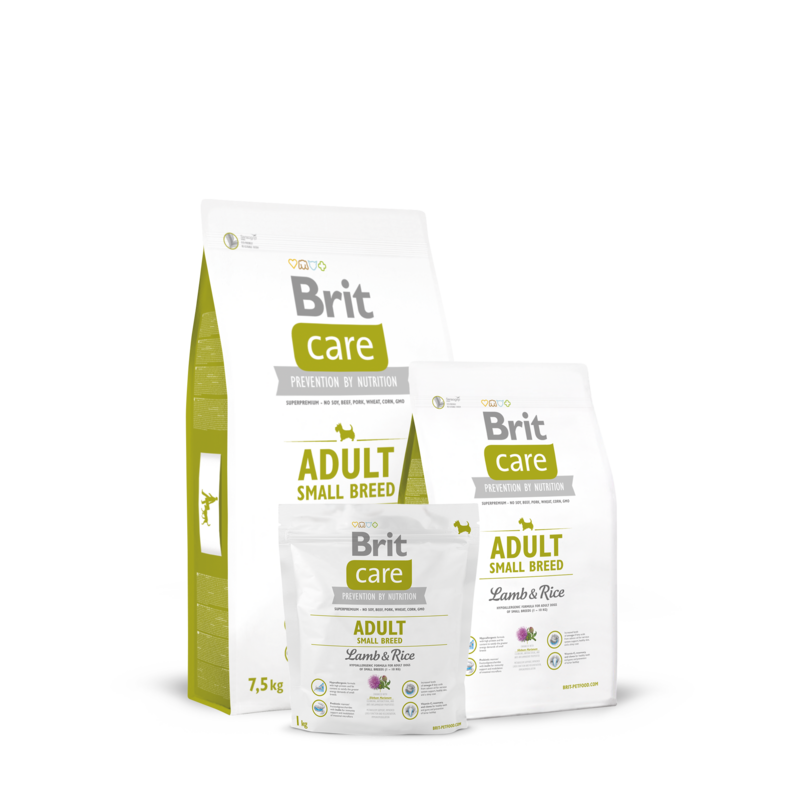 

Brit Care Adult Small Breed Lamb & Rice 7,5 кг / Брит Кеа Эдалт Смолл Брид Ягненок и Рис 7,5 кг