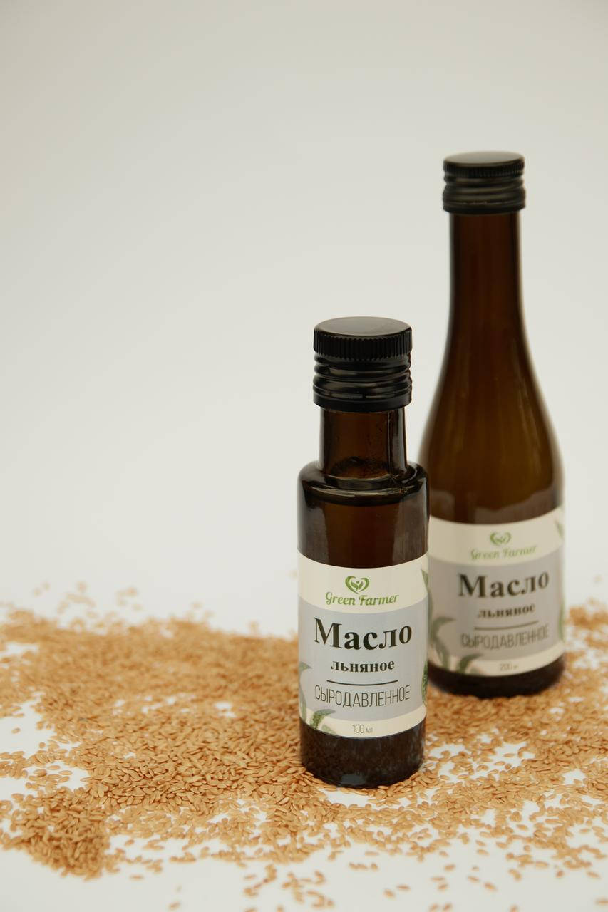 

Натуральное сыродавленное льняное масло 250мл.
