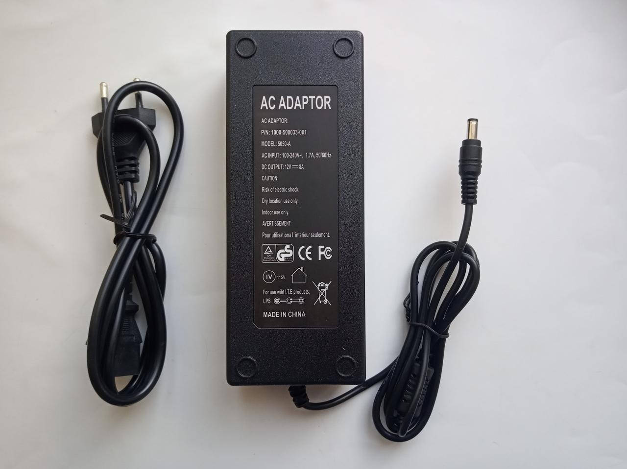 

Блок питания 12В 8А (12V 8A)