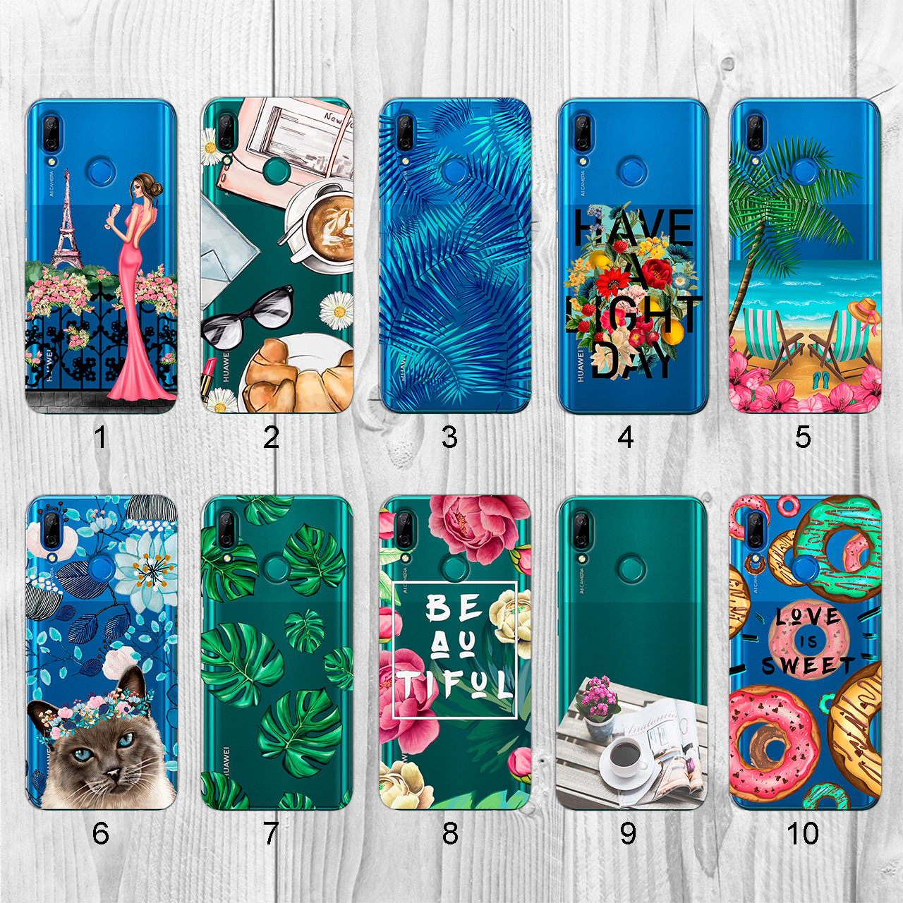 

Силиконовый чехол с рисунком для Huawei P Smart Z (new collection)