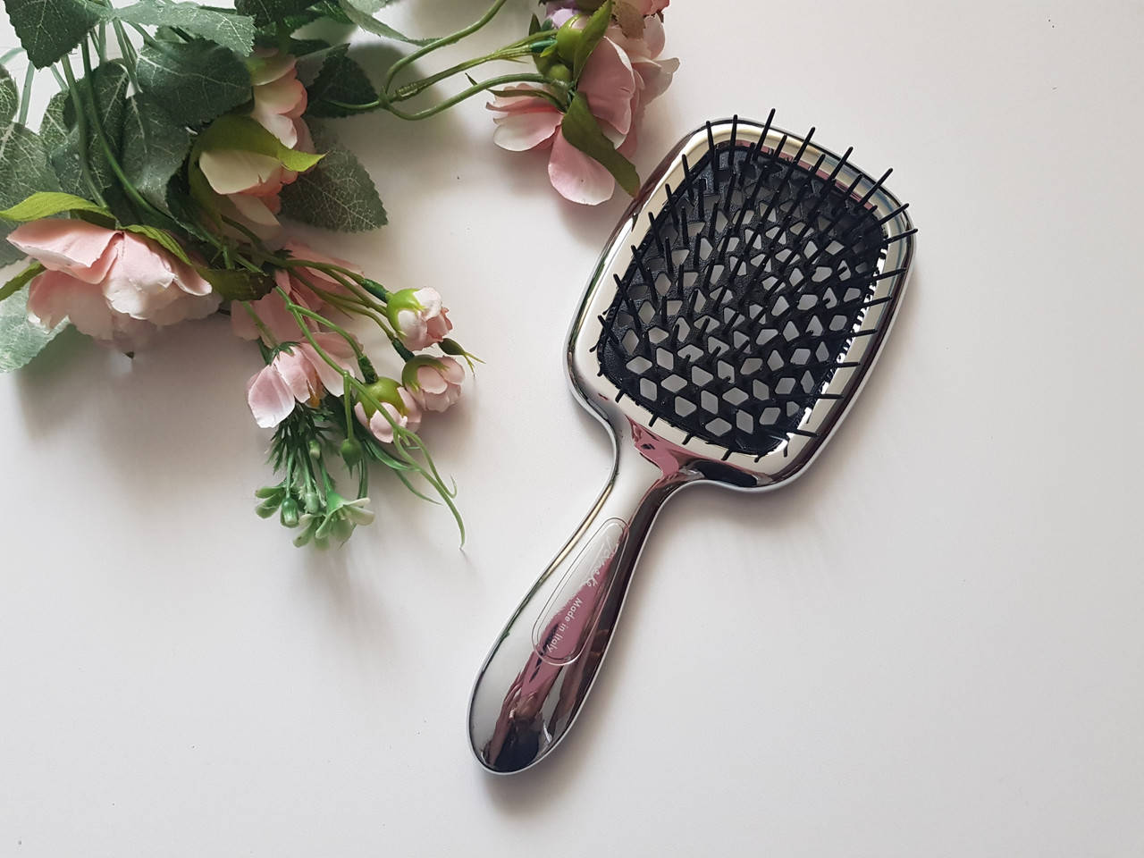 

Расческа для волос Janeke Superbrush (серебро с черным)