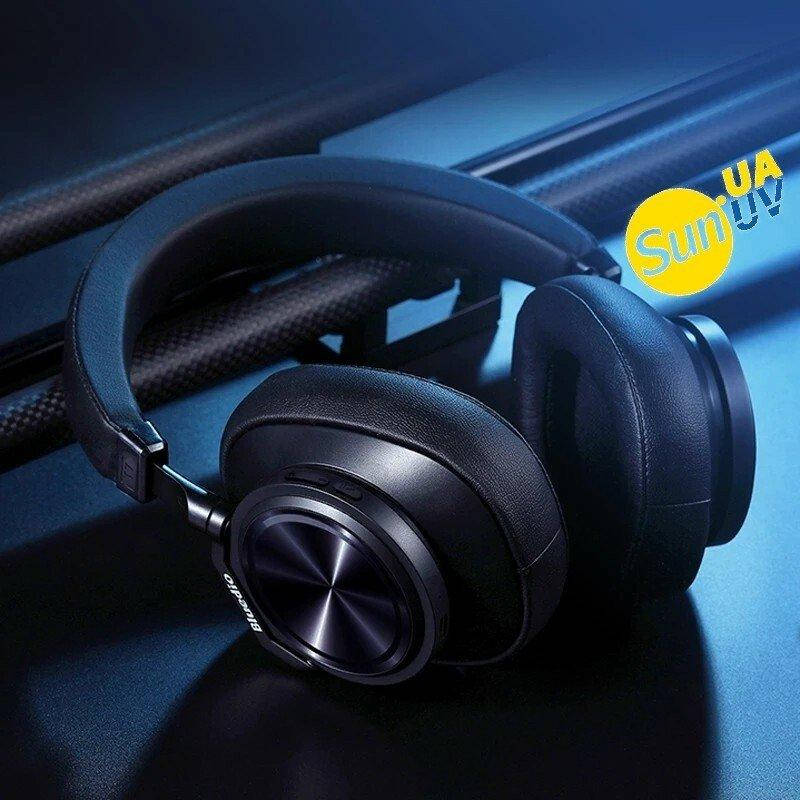 

Original Bluedio T7 + PLUS SD card slot Turbine - 30 годин музики - Bluetooth наушники - гарнитура оригинал SD, Черный