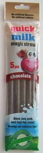 

Трубочки для молока со вкусом шоколада Quick Milk