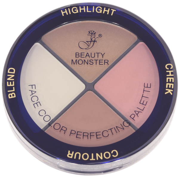 

Палитра для макияжа лица 4в1 FFleur Beauty Monster FC-53, № 02