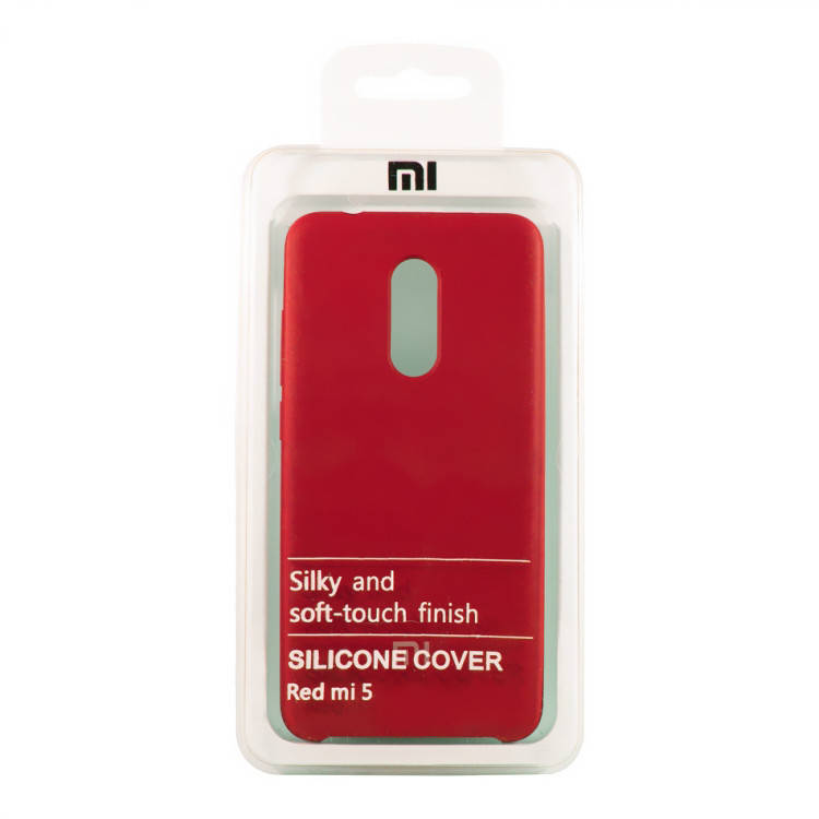

Чехол Silicone Cover для Xiaomi Redmi 5 (Red), Красный