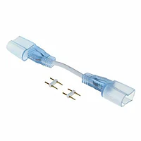 

Коннектор двухсторонний с проводом для LED ленты 5mm 220V + 2 pin