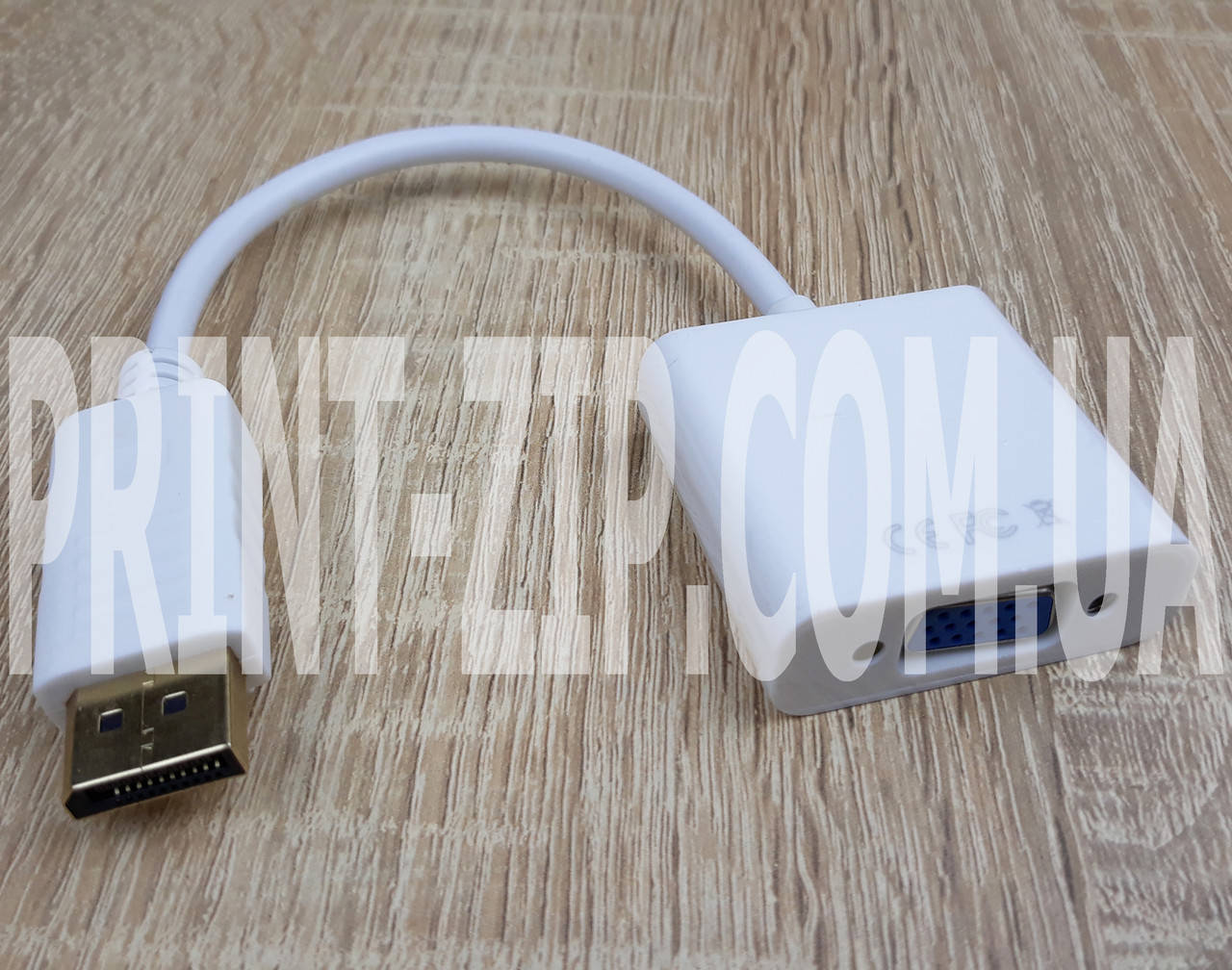 

Переходник DisplayPort на VGA Конвертер DisplayPort VGA, Белый