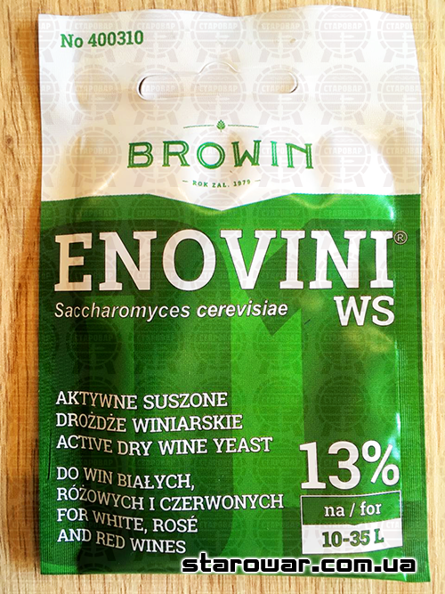 

Biowin сухие дрожжи Enovini WS для столовых