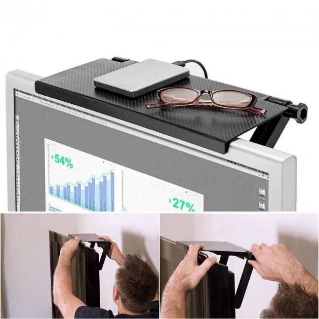 

Регулируемая полка для телевизора Screen Caddy Top Shelf
