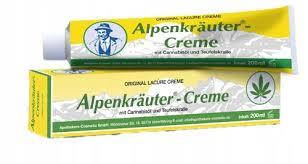 

Alpenkräuter-creme з екстрактом конопли для суглобів,м'язів і зв'язок протизапальний,охолоджуючий 200мл