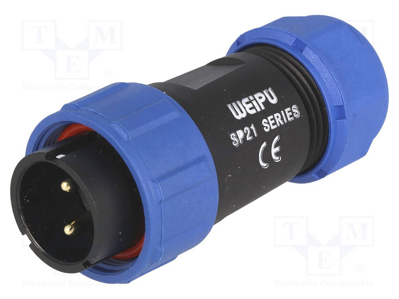 

SP2110/P2II-1N SP21; вилка; штекерный; PIN: 2; IP68; 7 ÷ 12мм; пайки; для провода