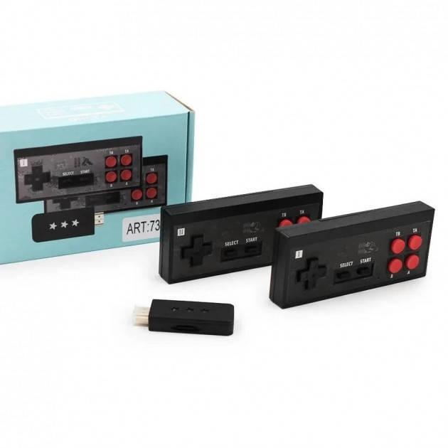 

Игровая приставка с беспроводными джойстиками 7308