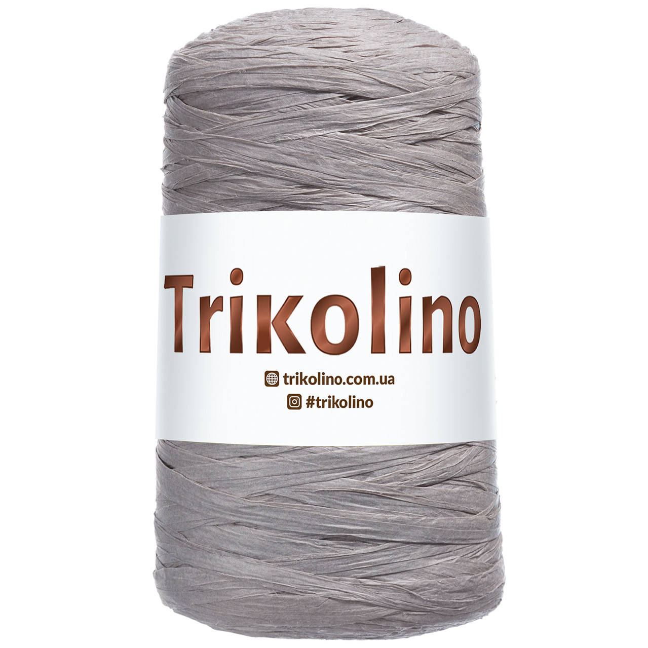 

Рафія Natural 180 м. Сірий. Trikolino, Серый