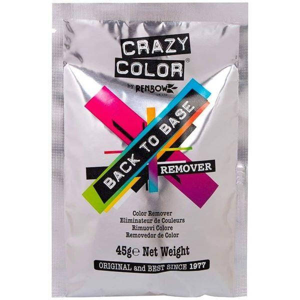 

Crazy Color. Back To Base Remover. Смывка, возвращение к базовому блонду, 45 гр.