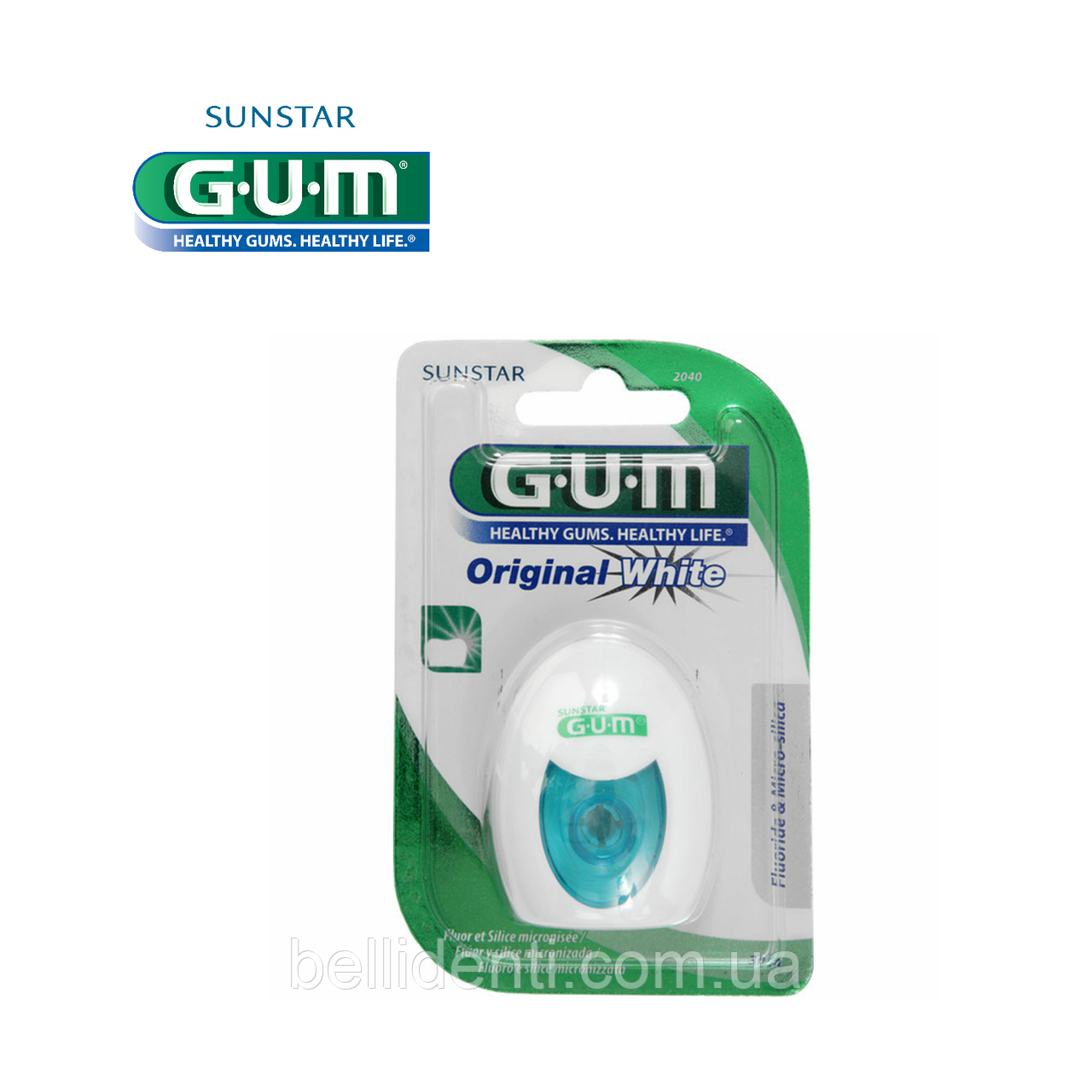

Зубная Зубная нить GUM Original White нить GUM Original White, Белый