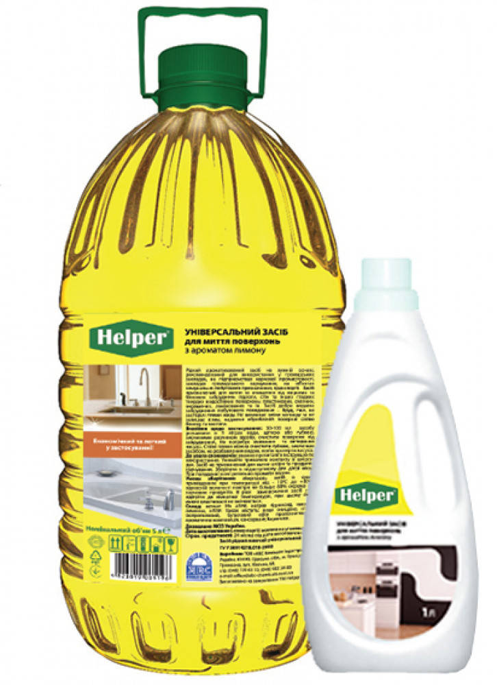 

Моющее средство универсальное, лимон, Helper, 5 л