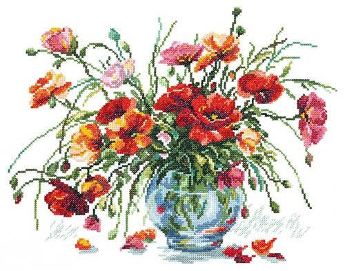 

"Маков цвет" Чудесная игла. Набор для вышивки крестом (40-39)