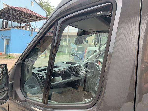 

Дефлекторы окон (ветровики) Ford Transit Connect 2014-> (вставные) 2 штуки (HIC)