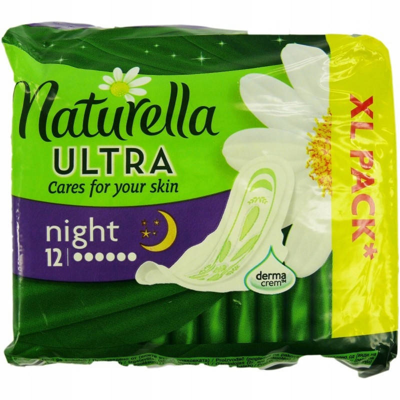 

Гигиенические прокладки Naturella ULTRA 12 шт. НОЧНОЙ НАБОР XL