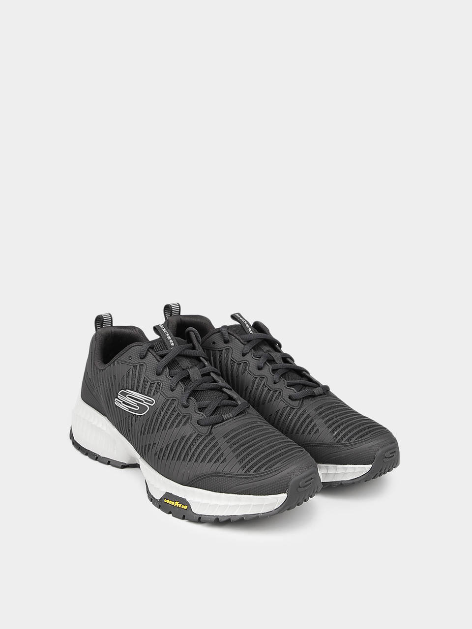 

Оригінальні чоловічі кросівки Skechers в чорному кольорі (232123 BKCC), Черный