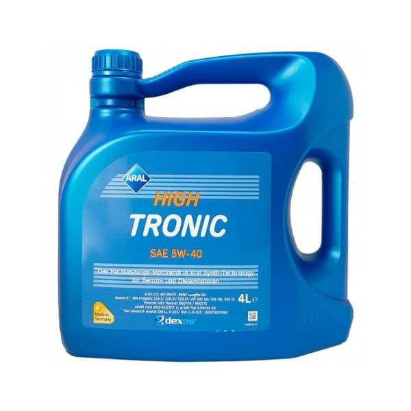 

Моторное масло Aral HighTronic 5W-40 4л (154FE7) ORG 154FE7
