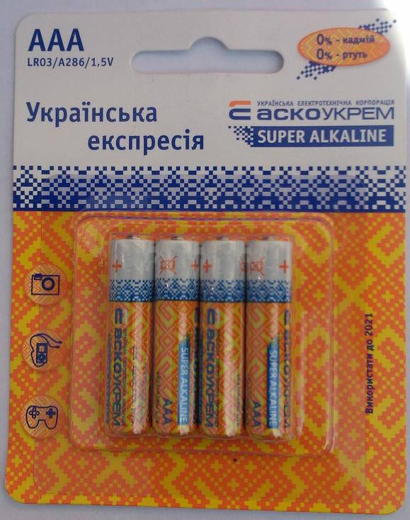 

Батарейка Аско LR3 (4шт)