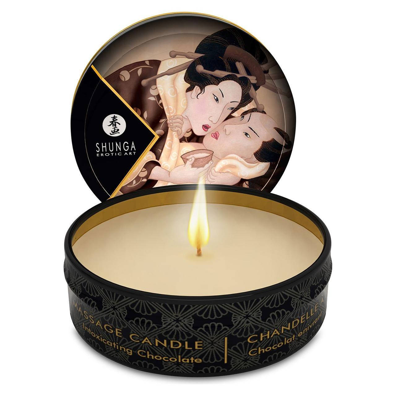 

Shunga Mini Massage Candle Intoxicating Chocolate массажная свечка (30 мл)
