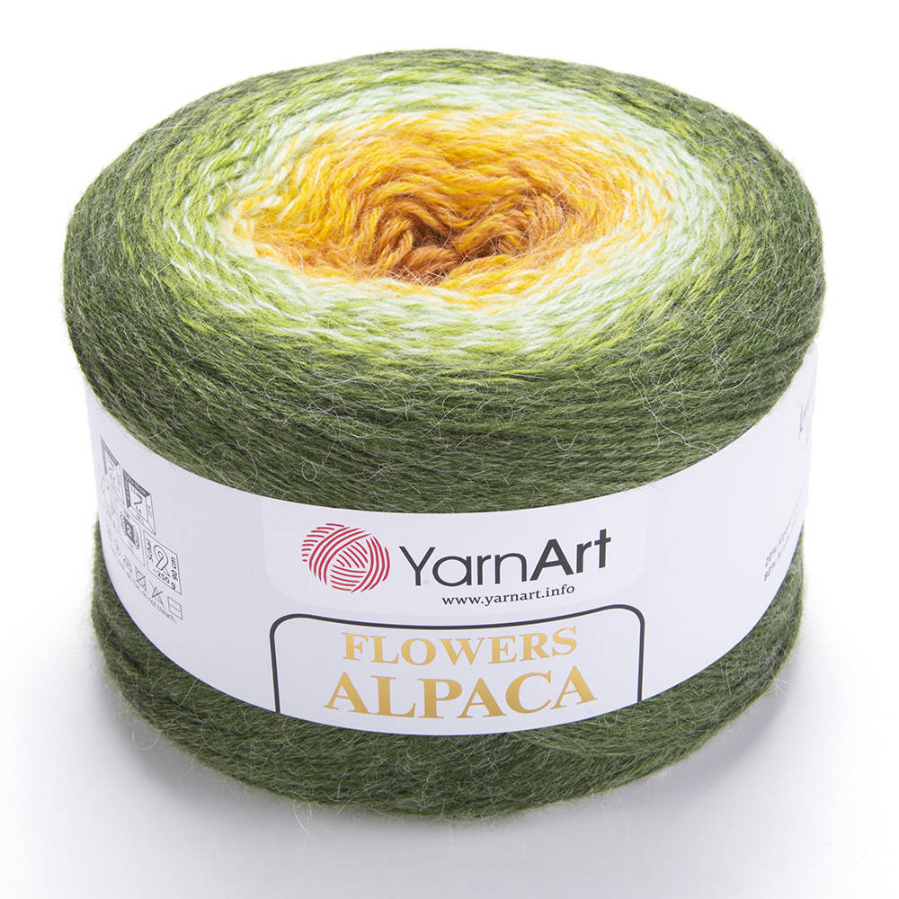 

YarnArt Flowers Alpaca (ЯрнАрт Фловерс Альпака) № 438 (Пряжа альпака, нитки для вязания), Разные цвета