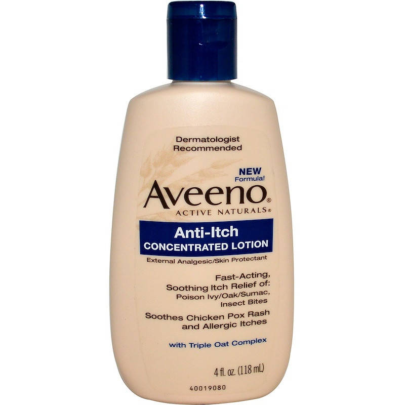 

Aveeno, Active Naturals, противозудный концентрированный лосьон, Calamine Lotion Каламин лосьон,