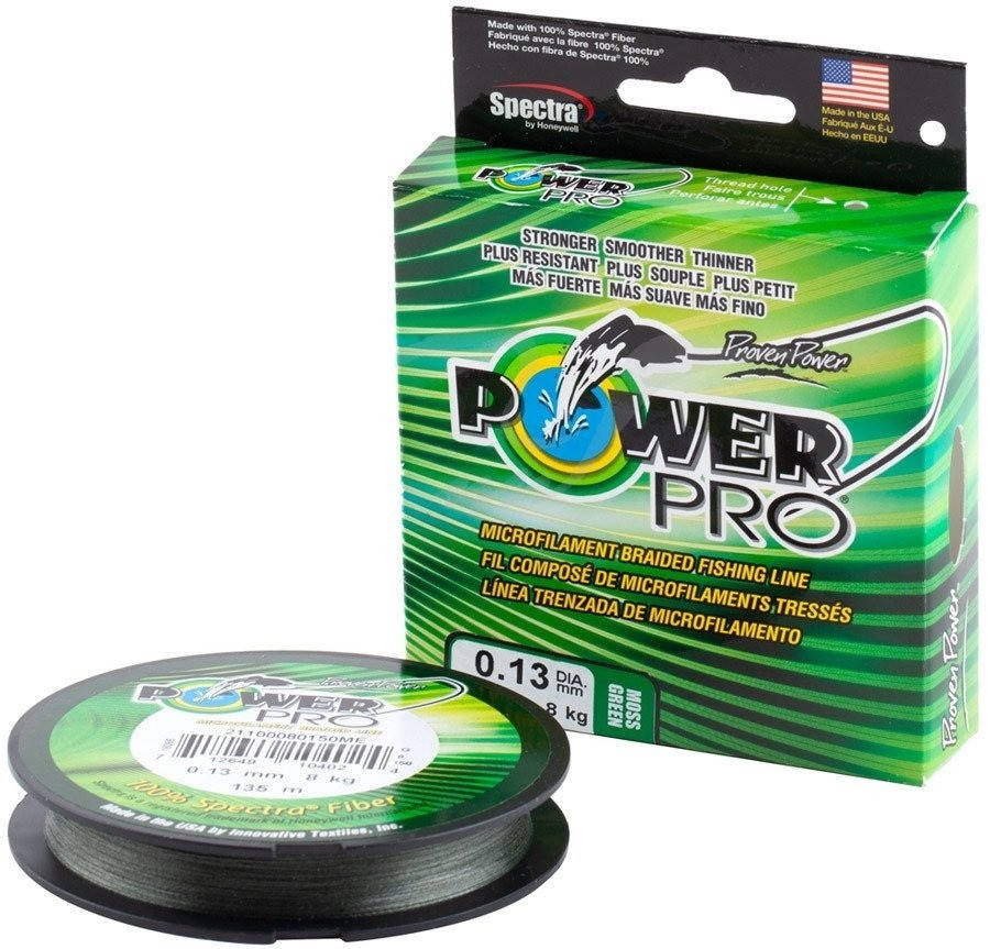 

Шнур Power Pro 135m Moss Green 0.36 66lb/30kg