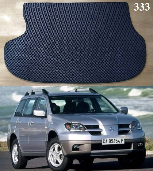 

Коврик ЕВА в багажник Mitsubishi Outlander '03-07, Черный