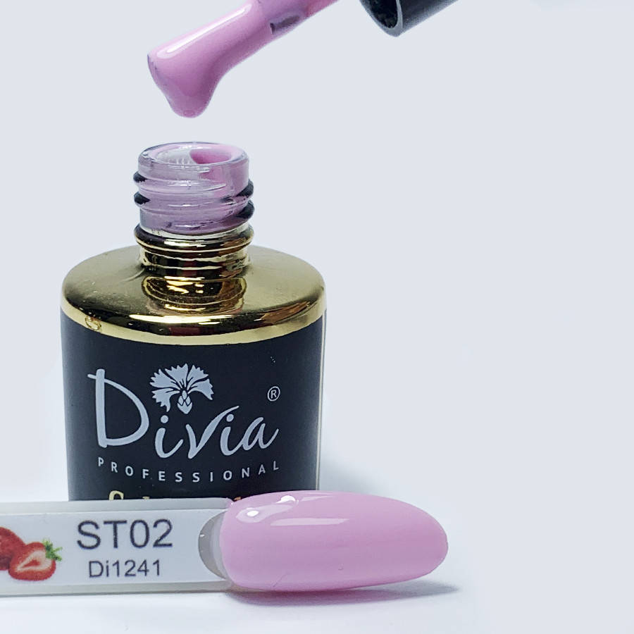 

Divia Гель-лак для ногтей Strawberry/Клубничка №ST02