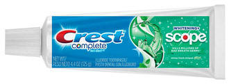 

Зубная паста Crest Complete Plus Whitening Scope Minty Fresh Striped 153 грамма