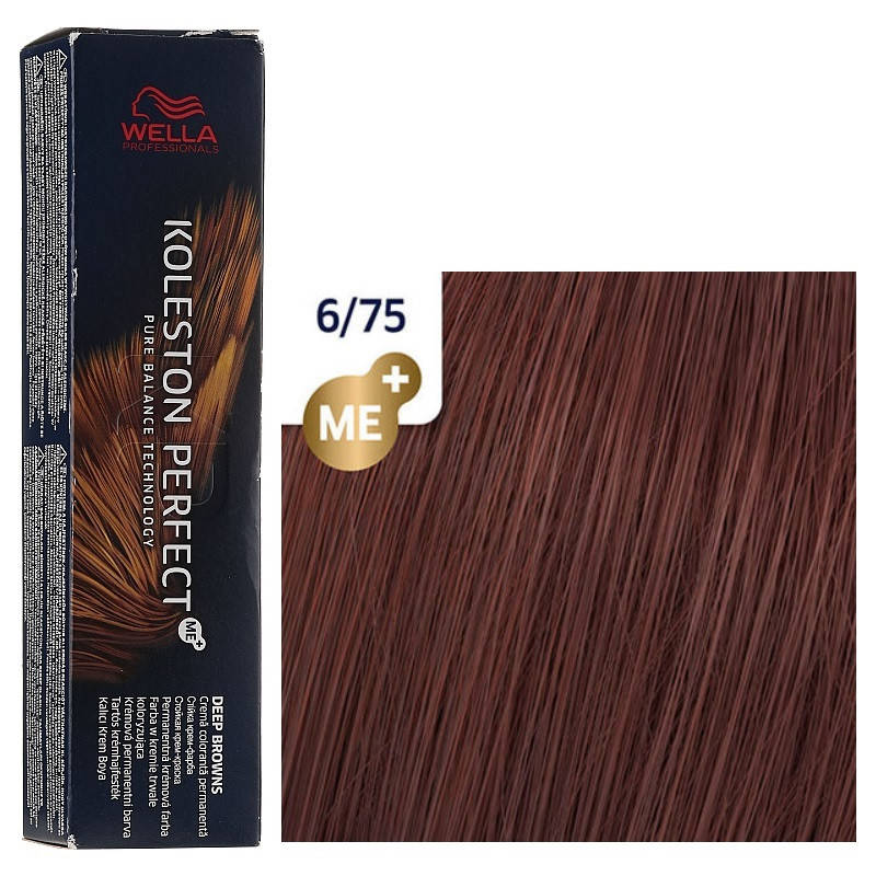 

Краска для волос Wella Professionals Koleston Deep Browns 6/75 темно-коричневый красно-фиолетовый