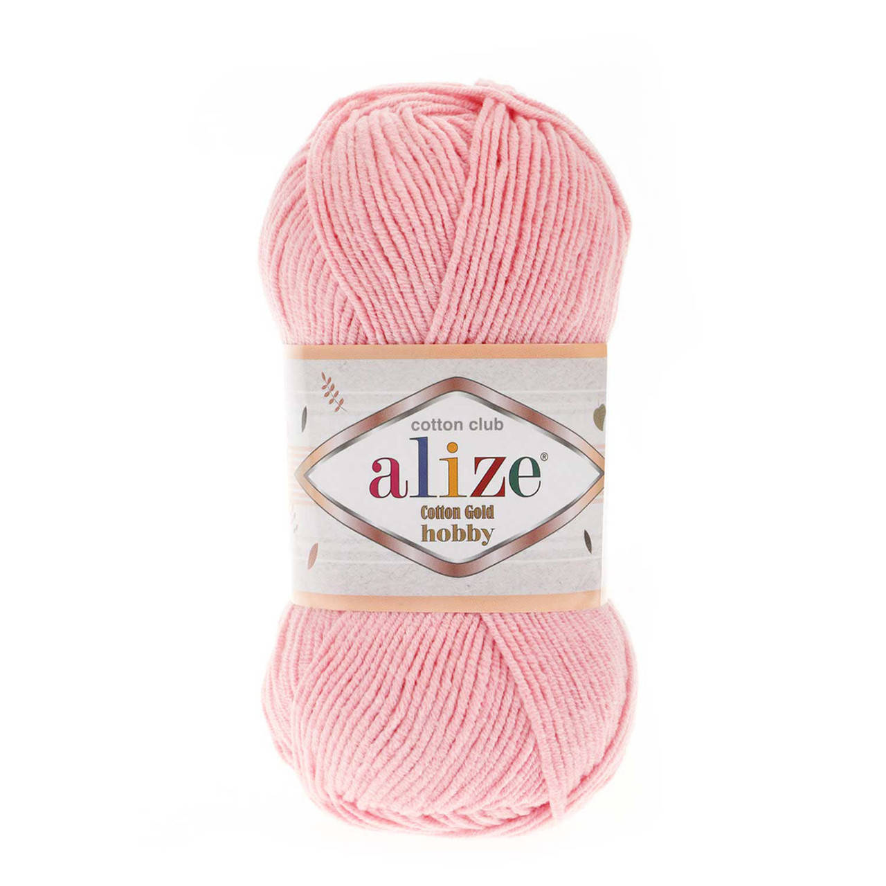 

Alize Cotton Gold Hobby (Ализе Котон Голд Хобби) № 518 розовый (Пряжа хлопок, нитки для вязания)