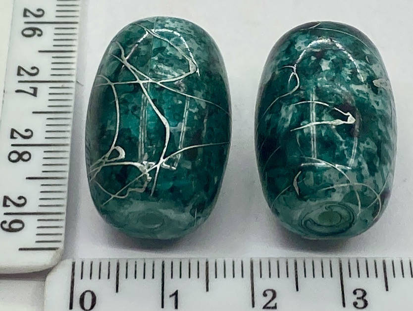 

Бусина 15*25мм 50грамм=9шт т изумрудный уп=50грамм, Красный