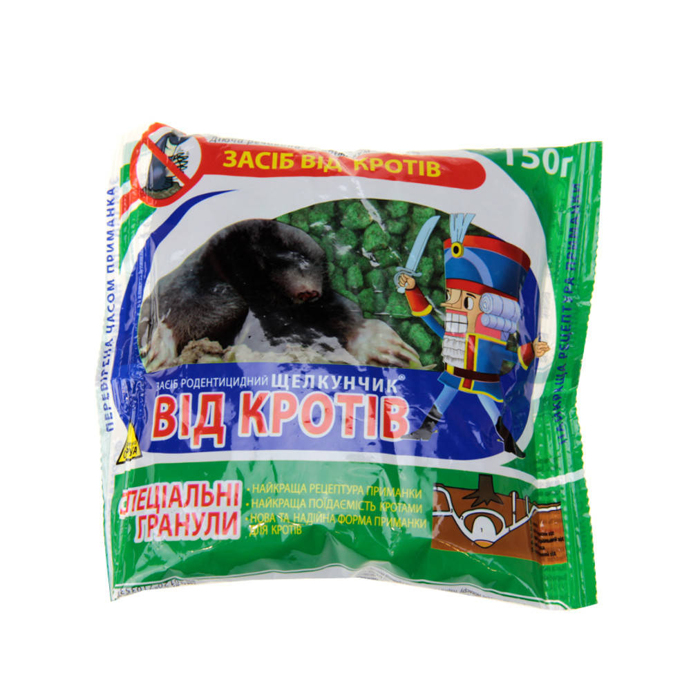 

Гранулы от кротов Щелкунчик 150 г