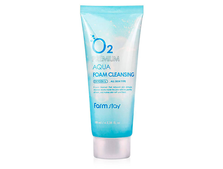 

Кислородная пенка для лица FarmStay O2 Premium Aqua Foam Cleansing, 100мл (8809469775120)