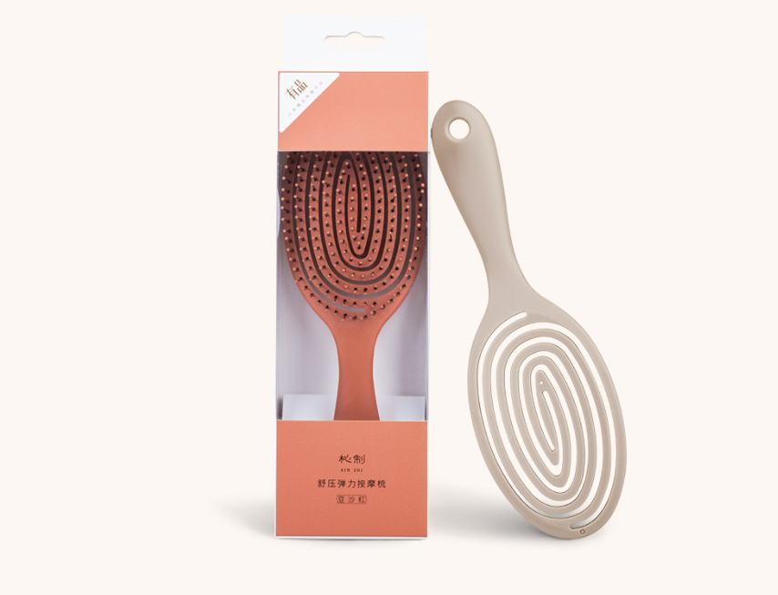 

Массажная расческа Xiaomi Xin Zhi Soothing Pressure Stretch Massage Combo коричневая