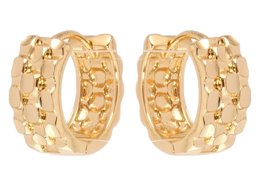 

Серьги Xuping Позолота 18K колечки "Декоративный орнамент"
