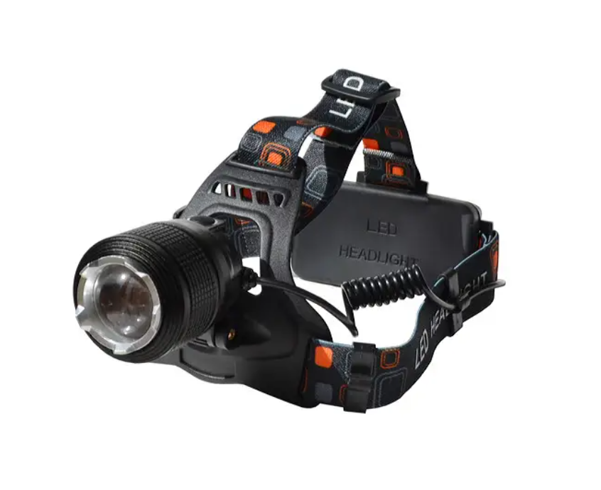 

Ліхтар акумуляторний налобний Bailong BL-2199-T6 Zoom налобный светодиодный фонарик, Серый