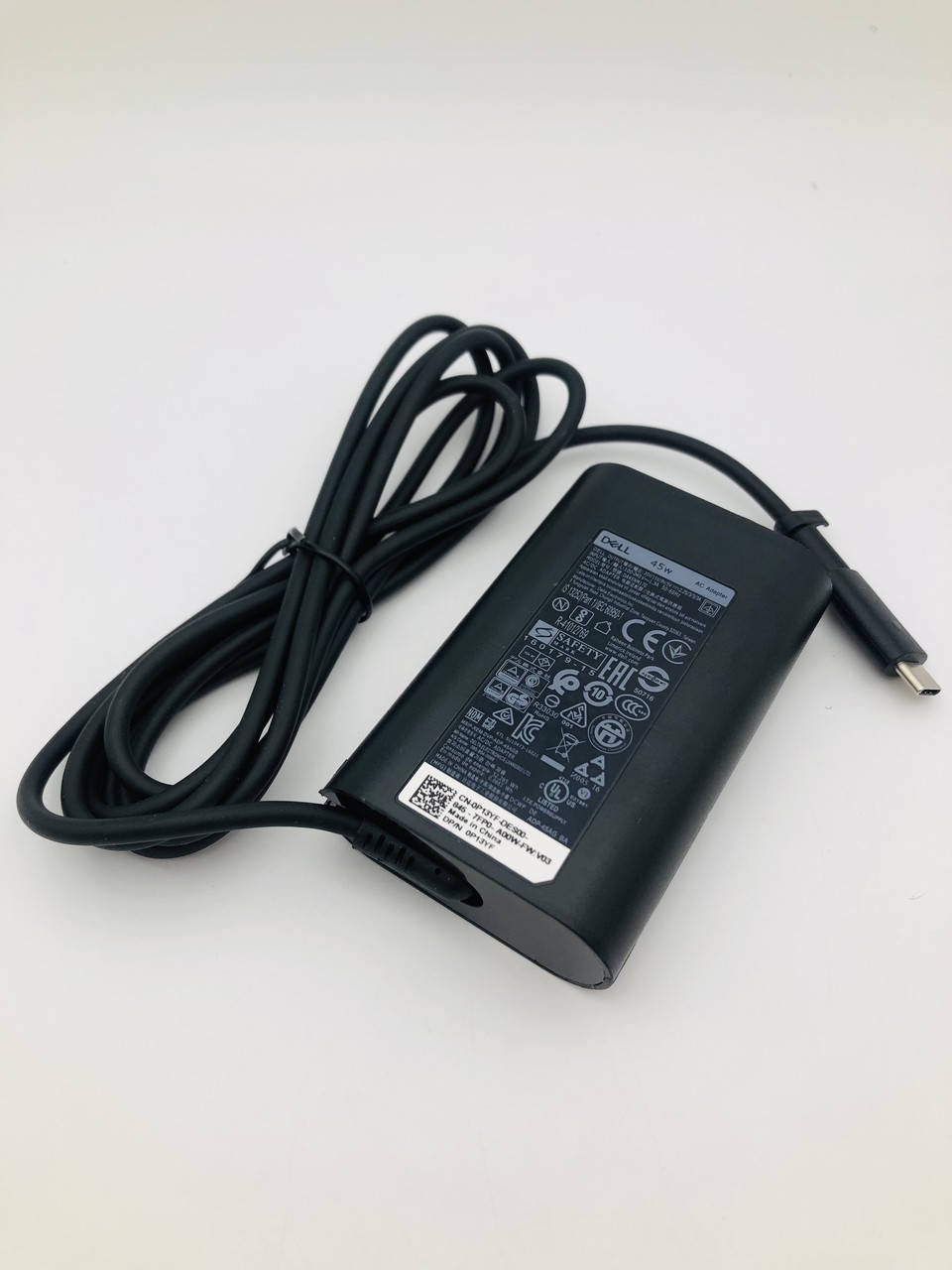 

Блок питания для ноутбука Dell, разъем Type-C, 20V, 2.25A, 45W, черный, без кабеля, Oval Shell, ORIG