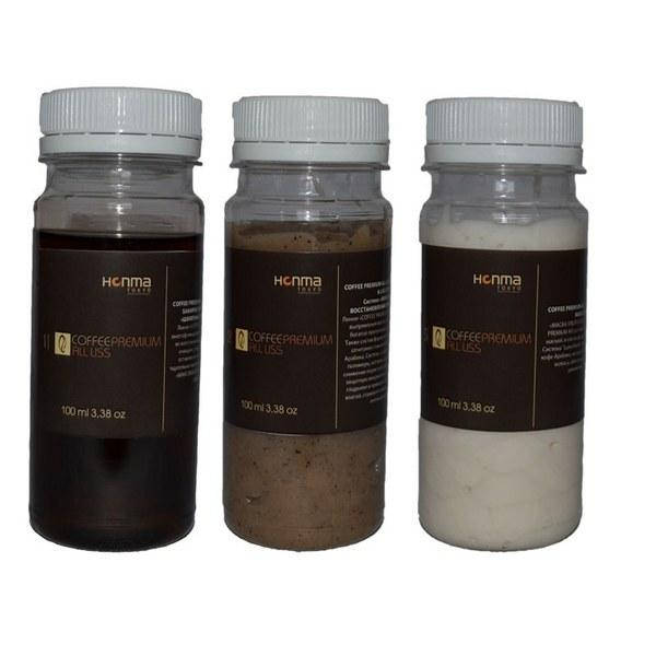 

Кератин для волос Honma Tokyo Coffee Premium All Liss Набор 3х100 мл