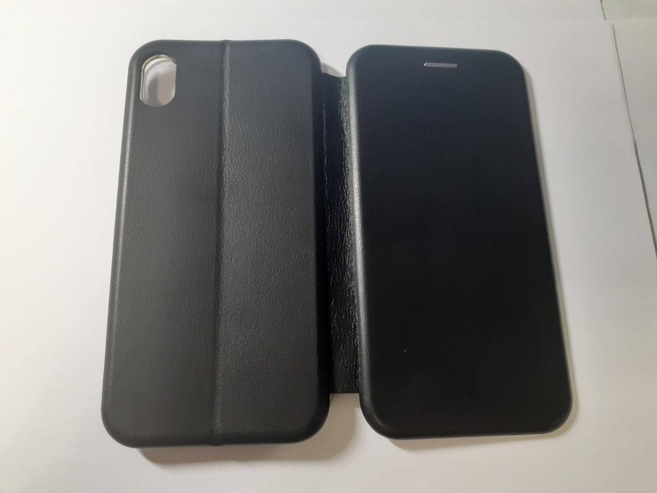 

Чехол книжка IPhone XR черный \ Чехол книжка Айфон XR черный цвет (чехол книжка на магните)