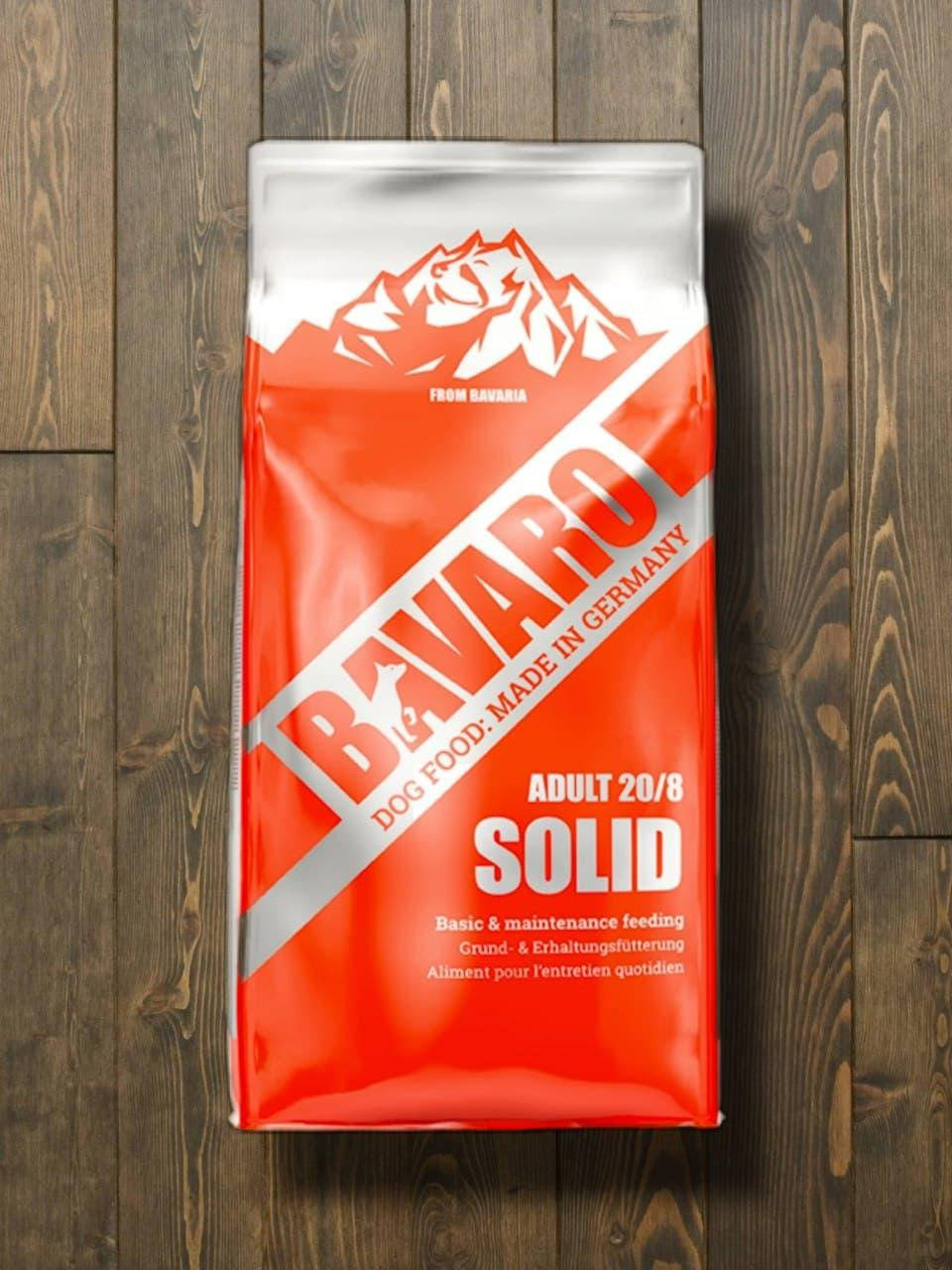 

Корм для собак Bavaro Solid Баваро Солид 20/8 18 кг