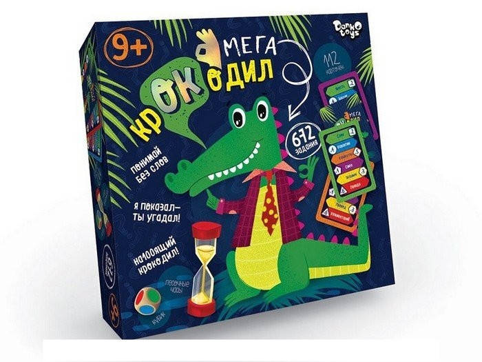 

Настольная игра Danko Toys Мега крокодил Рус
