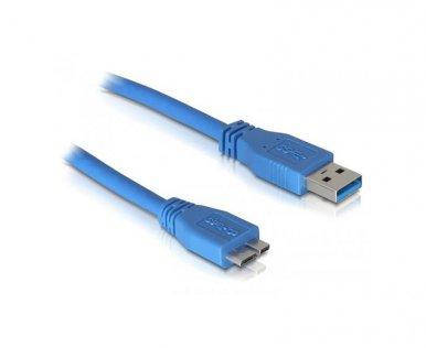 

Кабель для жёсткого диска USB 3.0-USB 3.0 MICRO высокоскоростной, Синий